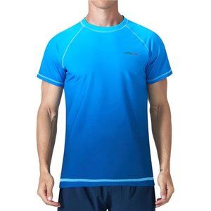 Men's Swim Shirts Quick Dry UPF 50+ Sun Protection Rash Guard